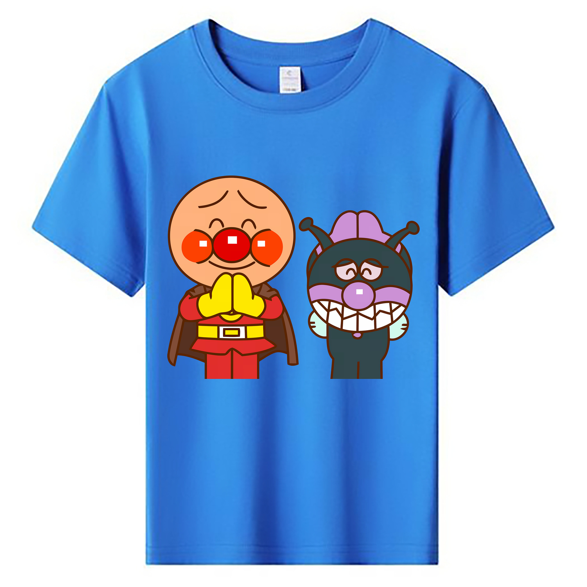 （画像用） アンパンマン Anpanman 綿100％キッズTシャツ（フロントプリント）